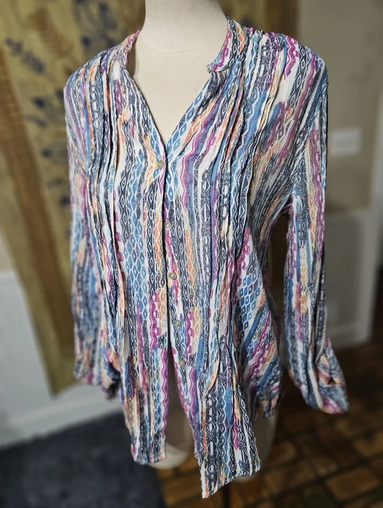 Ruby Rd. Colorful Top Medium - Picture 1 of 4
